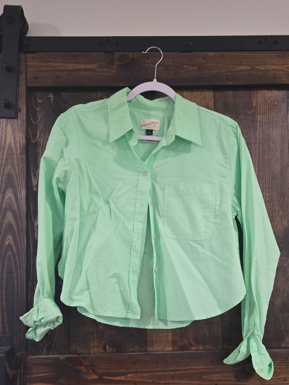 Light Mint Button-Down Shirt